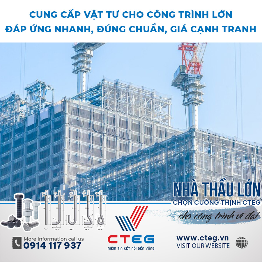 Nhu Cầu Mua Bulong Neo Móng Tại TP.HCM