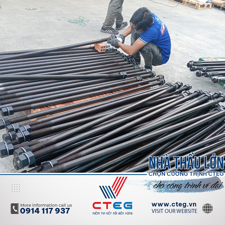 Các tiêu chuẩn kỹ thuật cần biết khi chọn bulong neo đai ốc 2 đầu